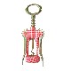 SACACORCHOS PALANCA METAL VICHY ROJO