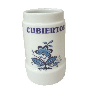 CUBERTERO SIN CUBIERTOS FLOR POLACA