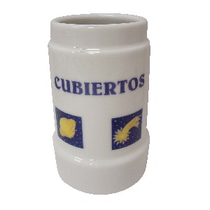 CUBERTERO SIN CUBIERTOS ASTROS AZUL
