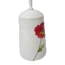 ESCOBILLERO BORDE BAÑO AMAPOLA ROJA