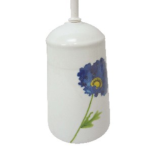 ESCOBILLERO BORDE BAÑO AMAPOLA AZUL