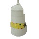 ESCOBILLERO BORDE BAÑO FLOR VICHY AMARILLO