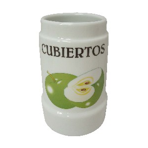 CUBERTERO SIN CUBIERTOS MANZANA VER