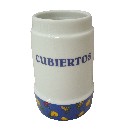 CUBERTERO SIN CUBIERTOS FRUTAS AZUL