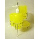 JUEGO BAÑO SOPORTE 4 PIEZAS AMARILLO