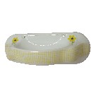 JABONERA PARED VICHY MARGARITA AMARILLO