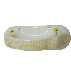 JABONERA PARED VICHY MARGARITA AMARILLO