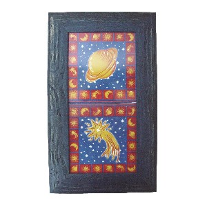 CUADRO MEDIANO DOBLE AZUL ASTROS AZUL SURTIDO