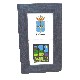 CUADRO PEQUEÑO DOBLE AZUL SOUVENIR ASTURIAS