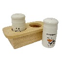 JUEGO SAL Y PIMIENTA MADERA VACA