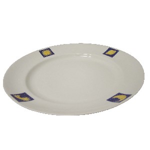 BAJOPLATO REDONDO PORCELANA ASTROS AZUL