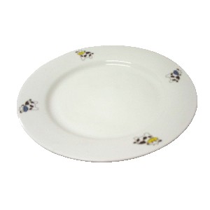 BAJOPLATO REDONDO PORCELANA VACA