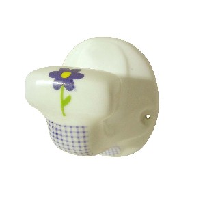 PERCHA PARED VICHY MARGARITA AZUL