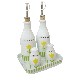 JUEGO VINAGRERAS RAYAS TULIPAN VERDE