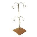 SOPORTE TAZAS VERTICAL BASE MADERA