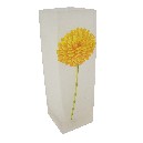 FLORERO CRISTAL SUPERGRANDE DALIA AMARILLA