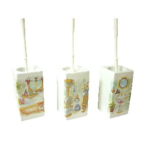 ESCOBILLERO CUADRADO BAÑO ROCOCO