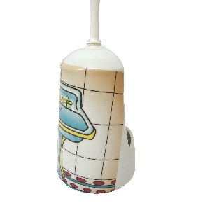 ESCOBILLERO BORDE BAÑO DIBUJO BAÑERA