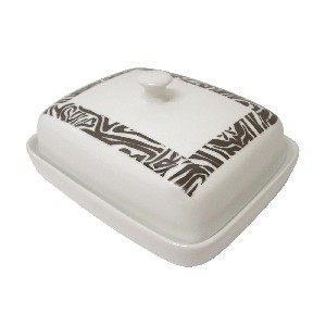 MANTEQUILLERA MEDIANA CEBRA NEGRO