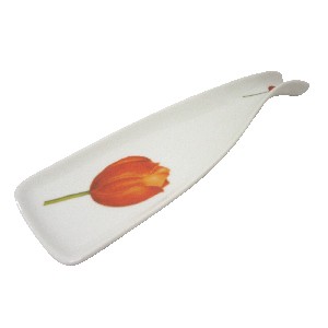 APOYACUBIERTOS GRANDE TULIPAN ROJO