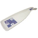 APOYACUBIERTOS GRANDE CORAZON AZUL