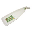 APOYACUBIERTOS GRANDE FLOR VICHY VERDE