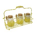 SOPORTE AMARILLO 3 BOTES VICHY AMARILLO