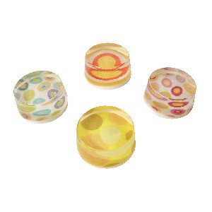 TOPE PARA PUERTA ACRILICO CIRCULOS SURTIDO