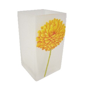 FLORERO CRISTAL MEDIANO DALIA AMARILLA