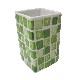 VASO BAÑO MING MOSAICO VERDE