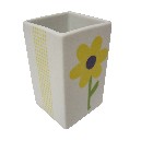 VASO BAÑO MING VICHY MARGARITA AMARILLO