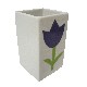 VASO BAÑO MING TULIPAN AZUL 