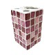 VASO CEPILLOS MING MOSAICO MALVA