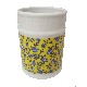 VASO BAÑO REDONDO RAMAS AMARILLO