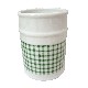 VASO BAÑO REDONDO VICHY VERDE
