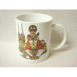 TAZA MUG RECTA 340ML SOUVENIR SURTIDA