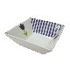 BOWL CUADRADO RAYAS TULIPAN AZUL