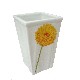 VASO BAÑO PLIEGUE DALIA AMARILLA