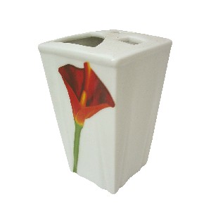 VASO CEPILLOS PLIEGUE CALA ROJA