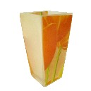 FLORERO CONICO SUPERG TULIPAN ROJO