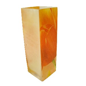 FLORERO CRISTAL SUPERGRAN TULIPAN ROJO