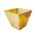 FLORERO CONICO MEDIANO TULIPAN ROJO