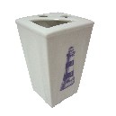 VASO CEPILLOS PLIEGUE MOTIVOS MARINO