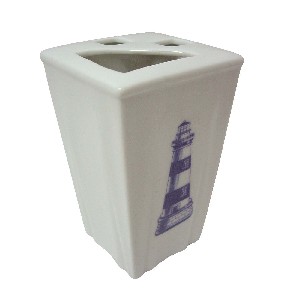 VASO CEPILLOS PLIEGUE MOTIVOS MARINO