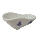 JABONERA BAÑERA BAJA CORAZON AZUL