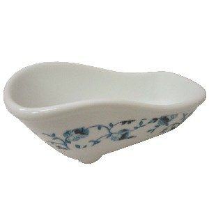 JABONERA BAÑERA BAJA TRAMA AZUL