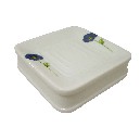 JABONERA PLANO BORDE AMAPOLA AZUL