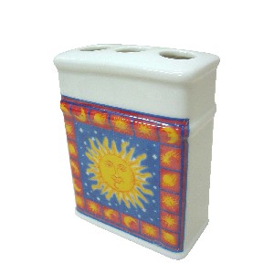 VASO CEPILLOS PLANO BORDE ASTROS AZUL