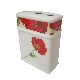 VASO CEPILLOS PLANO BORDE AMAPOLA ROJA