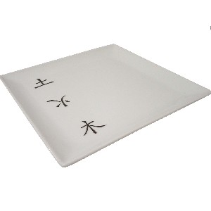 BANDEJA CUADRADA GRANDE JAPONES NEGRO